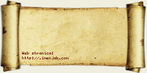 Andjelina Joković vizit kartica